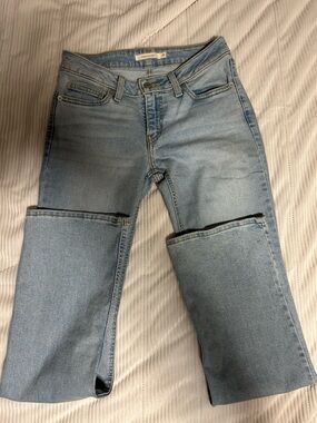 womens levis superlow bootcut jeans size 25x30